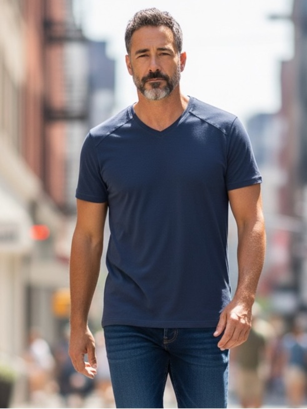 TS338 Men’s BOSS Hugo Boss Regular Fit V Neck T Shirt M